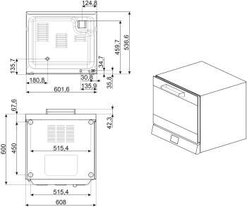 Печь конвекционная Smeg ALFA 43 XE2HDS